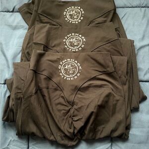 Gymshark Black High-Waist Performance Leggings Trio